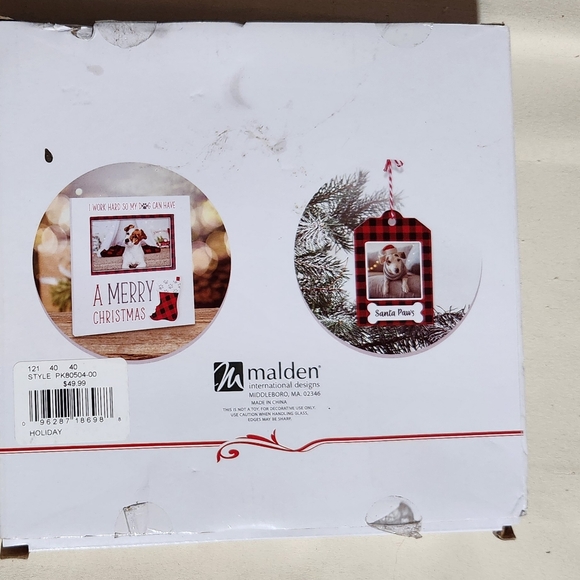Pet Ornament Frame Set NIB - Picture 5 of 5